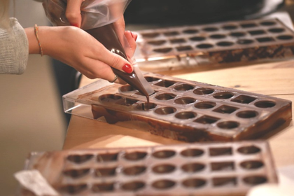 Chocolade workshop bij Chocolaterie Hermes